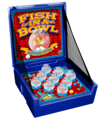 Table Top Carnival Game Fish in a bowl